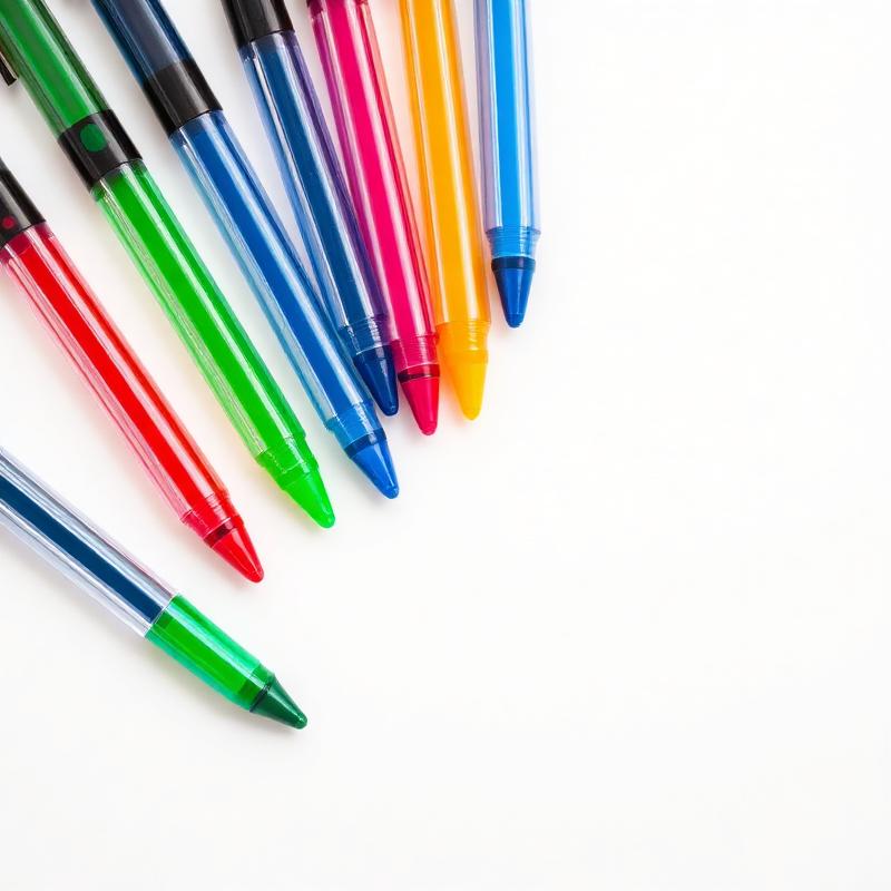 Colored Gel Pen Set, 12 pc